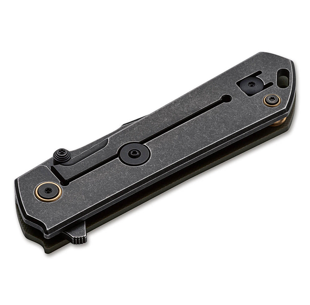 Coltello tascabile Böker Plus Kihon Assisted OD verde