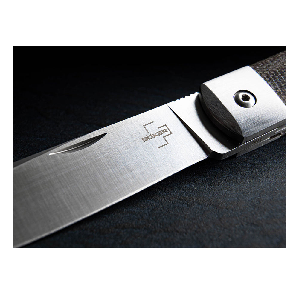 Böker Plus Taschenmesser Bonfire Micarta Braun