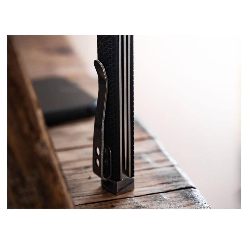 Coltello tascabile Böker Plus Kaizen Green Canvas Micarta verde