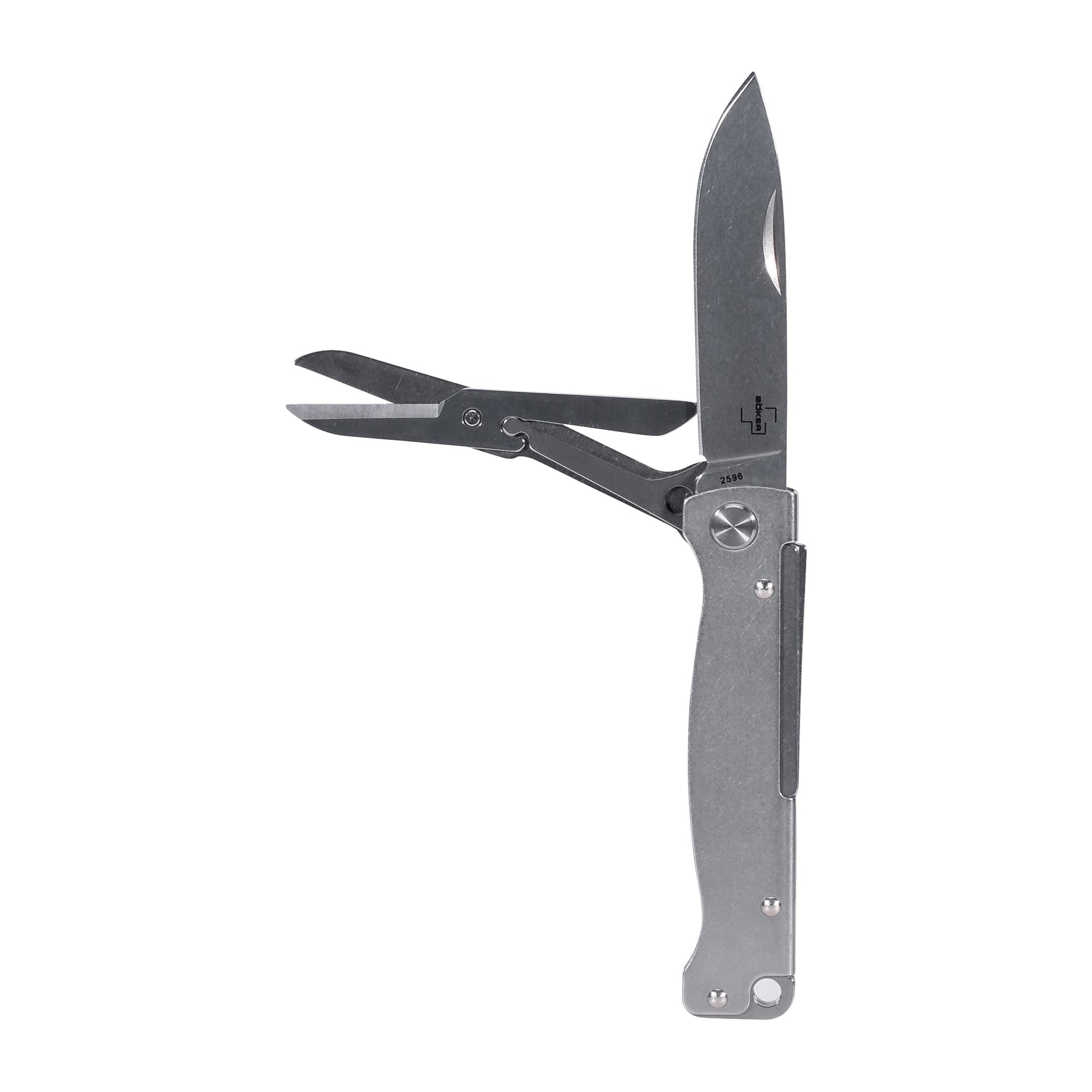 Coltello tascabile Böker Plus Atlas Multi SW grigio