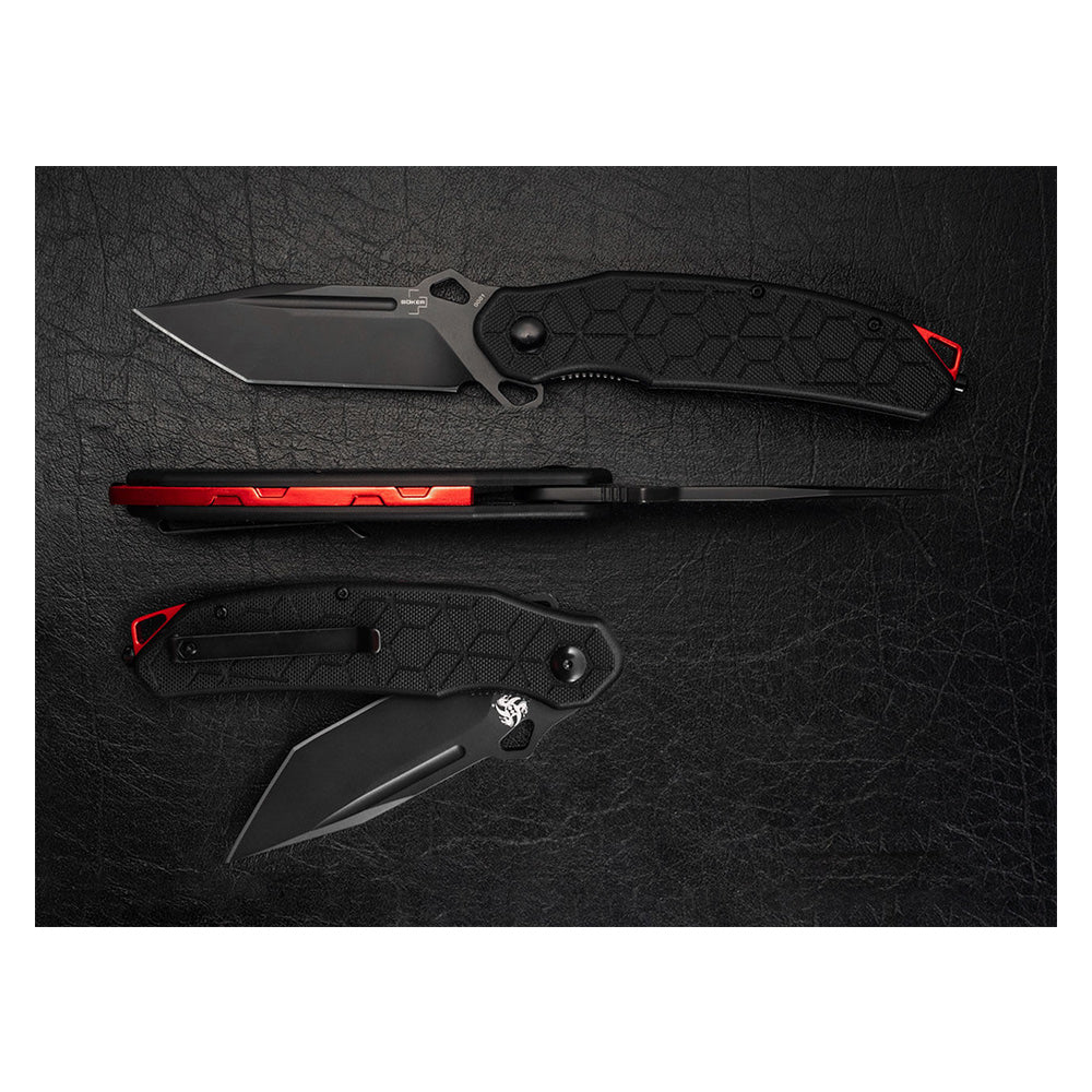 Böker Plus Taschenmesser Yokai nero