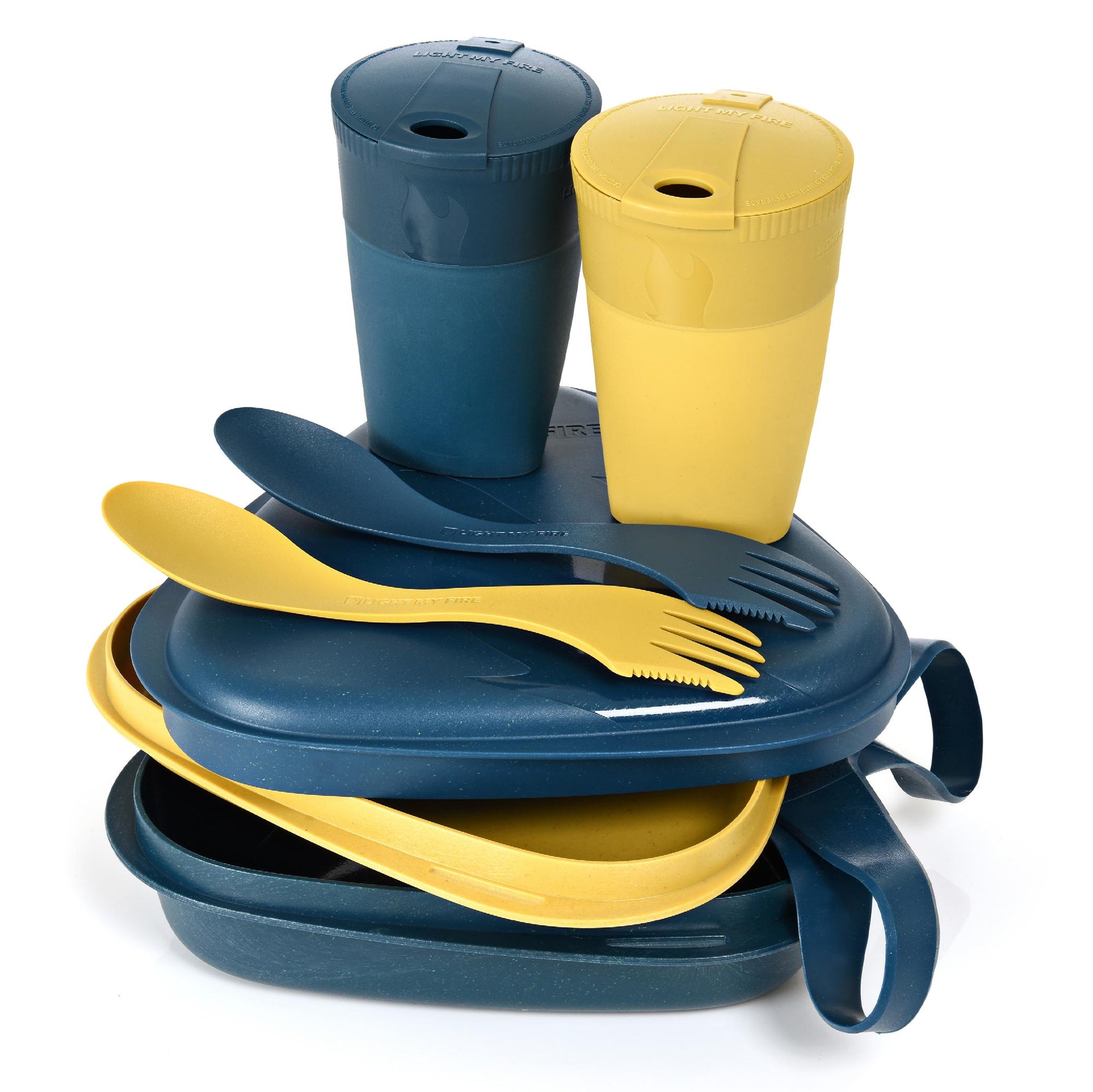 Dinnerware Pack?n Eat Kit sandygreen dustypink