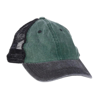 Plain trucker cap, washed