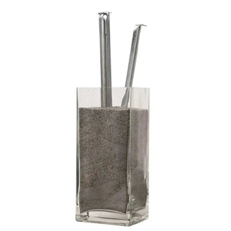 U-Heringe halbrund 24 cm 10er Pack silberfarben