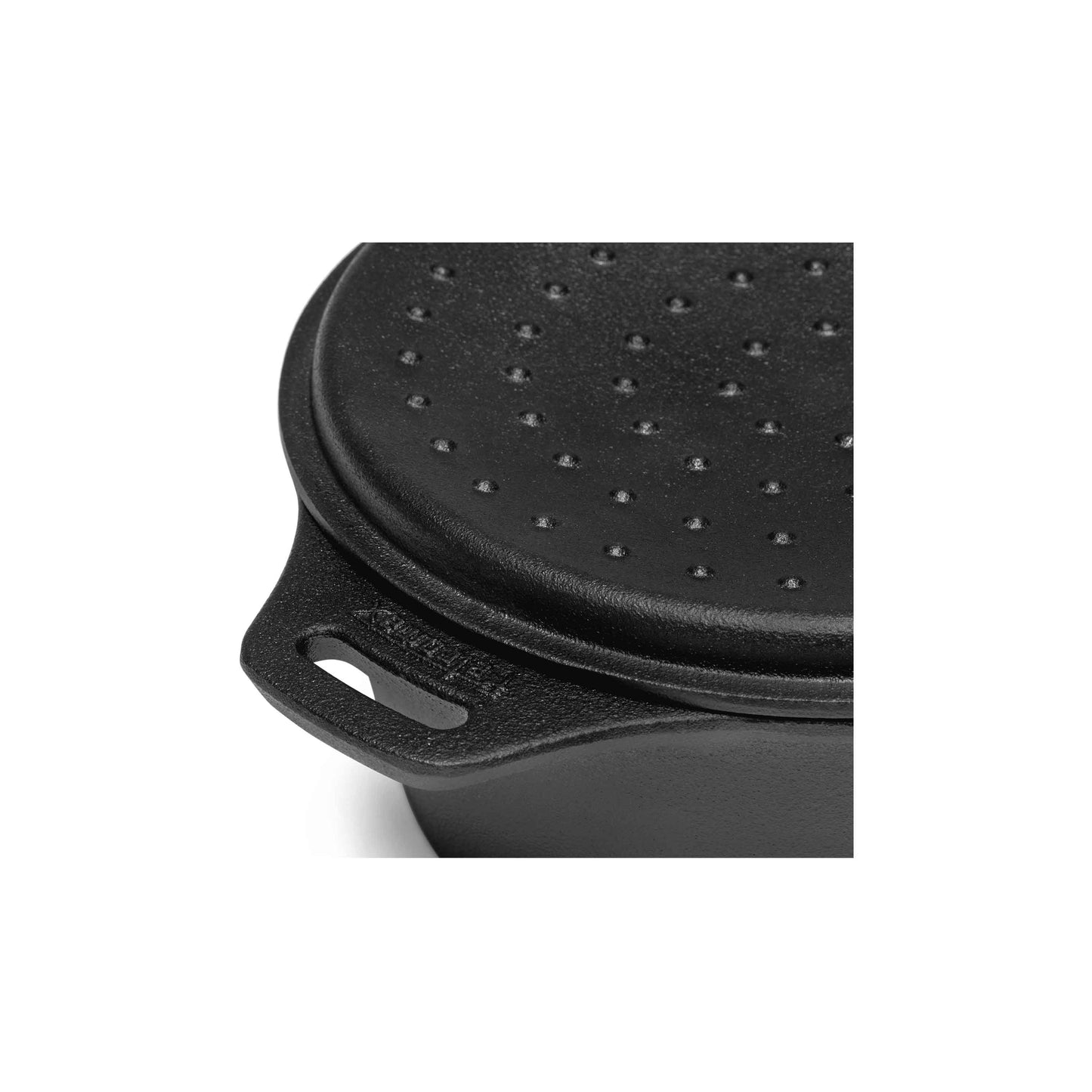 Sartén de hierro fundido kr1 con tapa