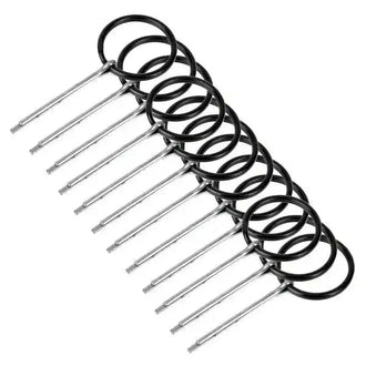 Replacement pin set for Shock Grenade Safety Pin, 12 pieces.