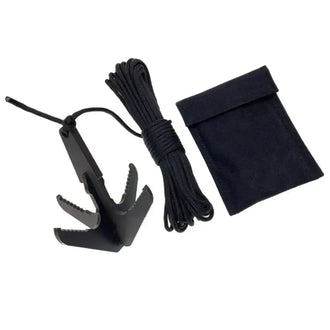 Throwing anchor grappling hook black