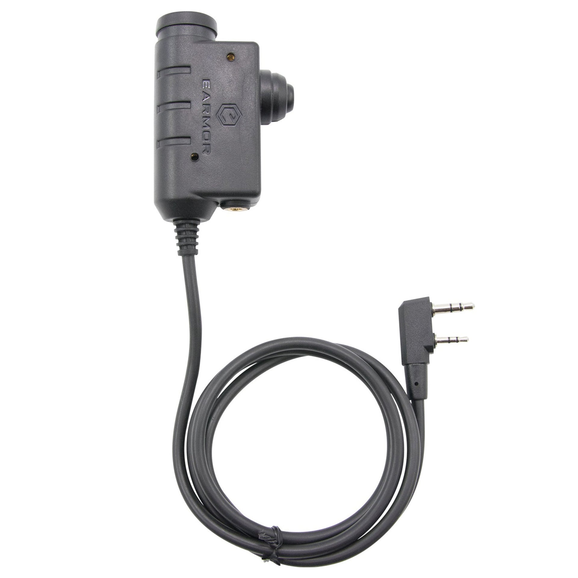 Earmor Tactical PTT Push To Talk for Kennwood 2-Pin