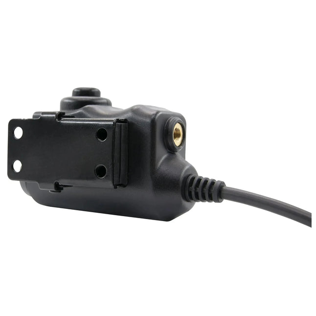 Tactical PTT Push To Talk for Kenwood 2-pin