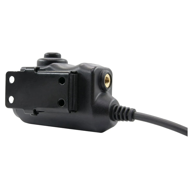 Tactical PTT push-to-talk for Motorola 2-pin connector