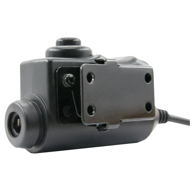 Tactical PTT push-to-talk for Motorola 2-pin connector