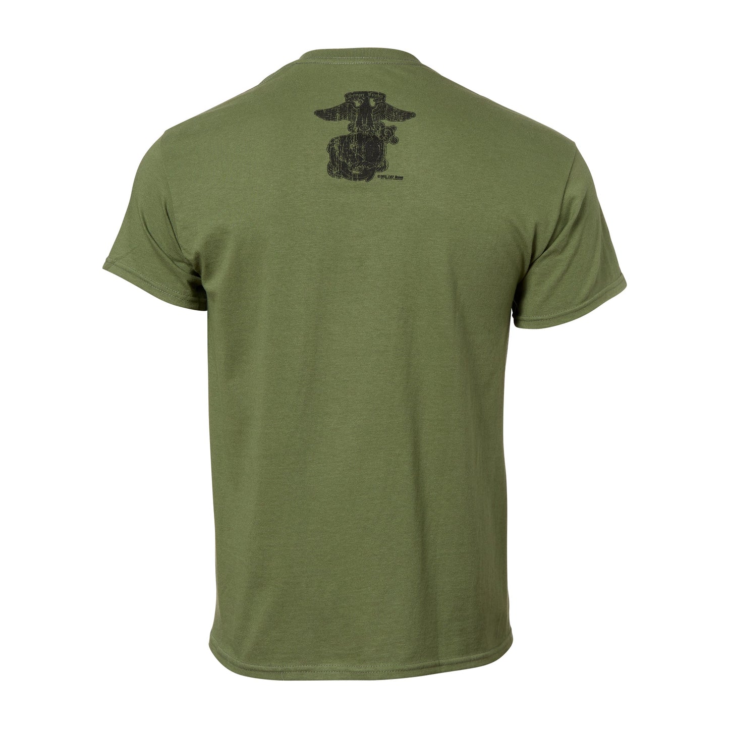 T-shirt USMC Retro verde mil