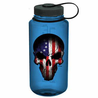 Botella de agua Skull 950 ml azul