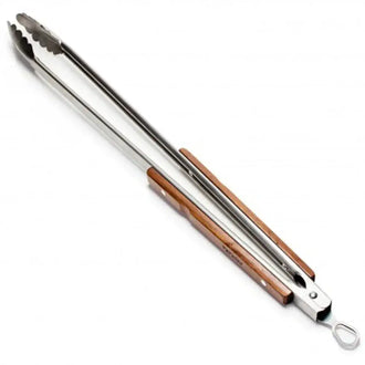 Large grill and charcoal tongs