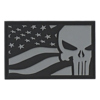 Parche 3D PVC Punisher USA Flag