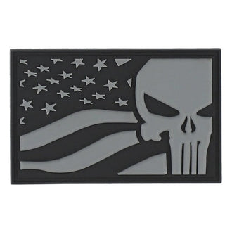 Parche 3D PVC Punisher USA Flag