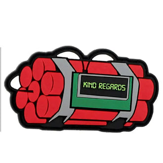 3D Patch PVC Kind Regards rot