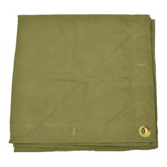 Romanian shelter half olive used