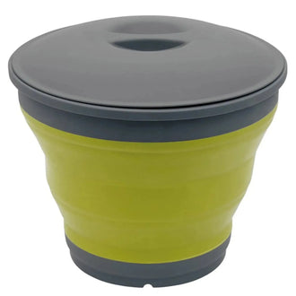 Collapsible bucket with lid Collaps Bucket lime green