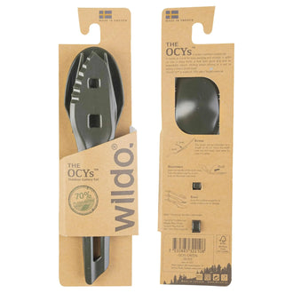 Ensemble de couverts OCYS Outdoor, couleur olive