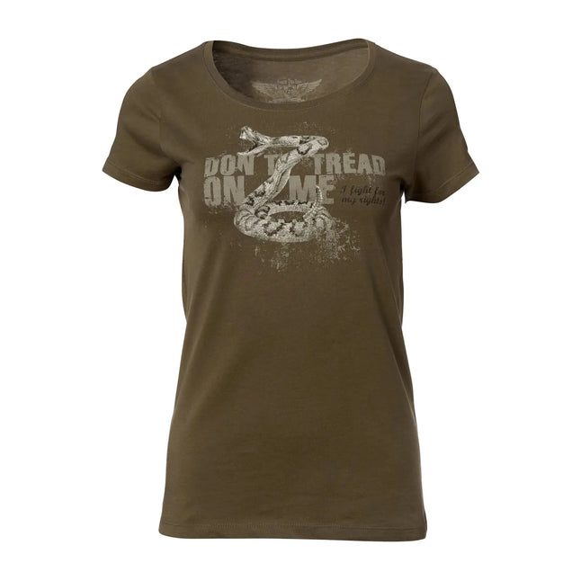 T-shirt Don't tread on me army women