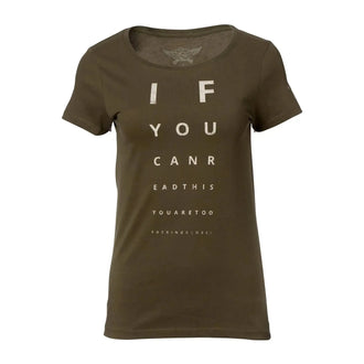 T-Shirt If you can read this army women
