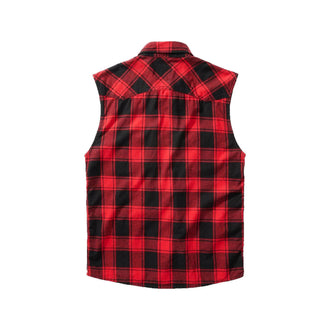 Shirt check shirt sleeveless