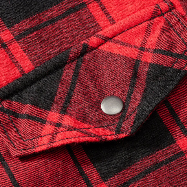 Shirt check shirt sleeveless