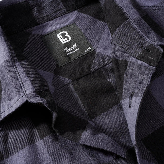Shirt check shirt halfsleeve