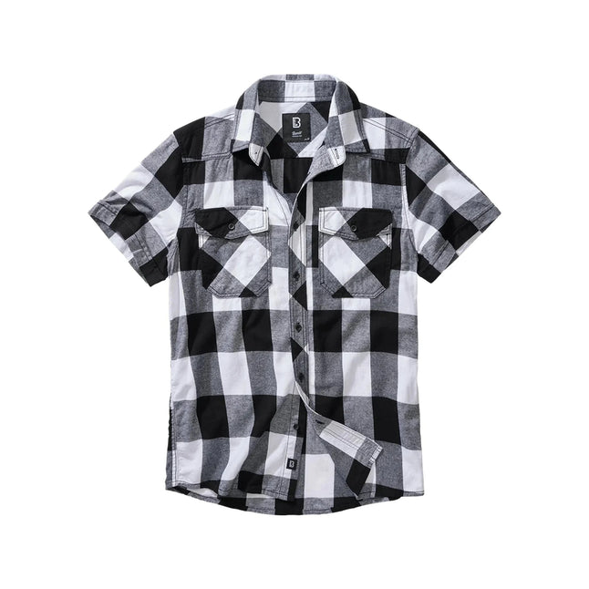 Shirt check shirt halfsleeve