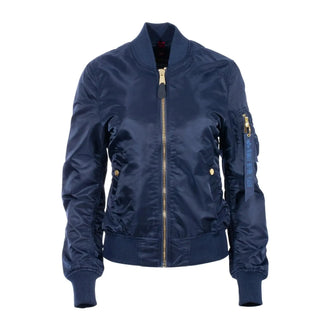 Jacke MA1 VF LW rep. blue gold Frauen
