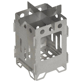 Hobo stove, small, stainless steel