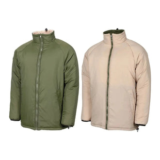 British reversible thermal jacket, olive khaki