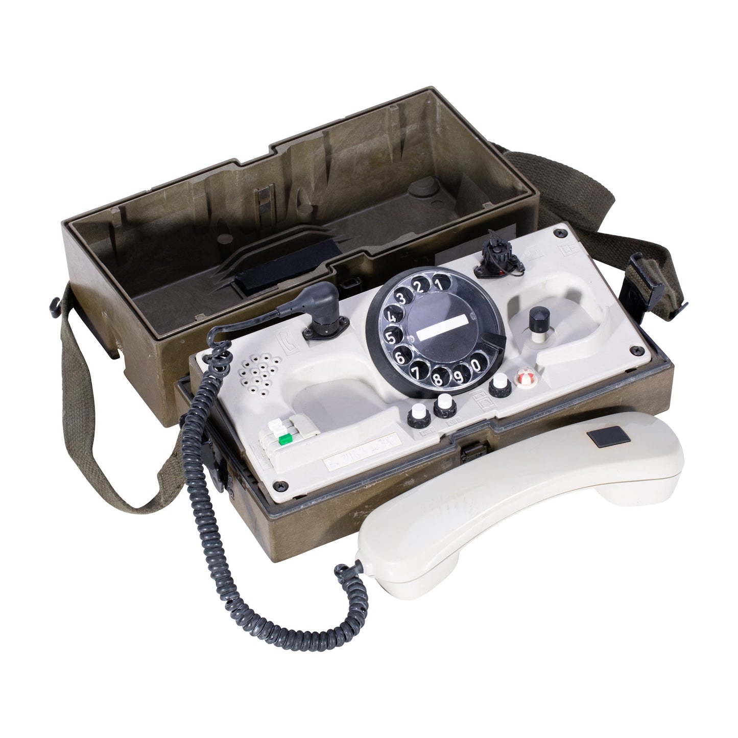 Used BW Field Telephone Krone WF with Case