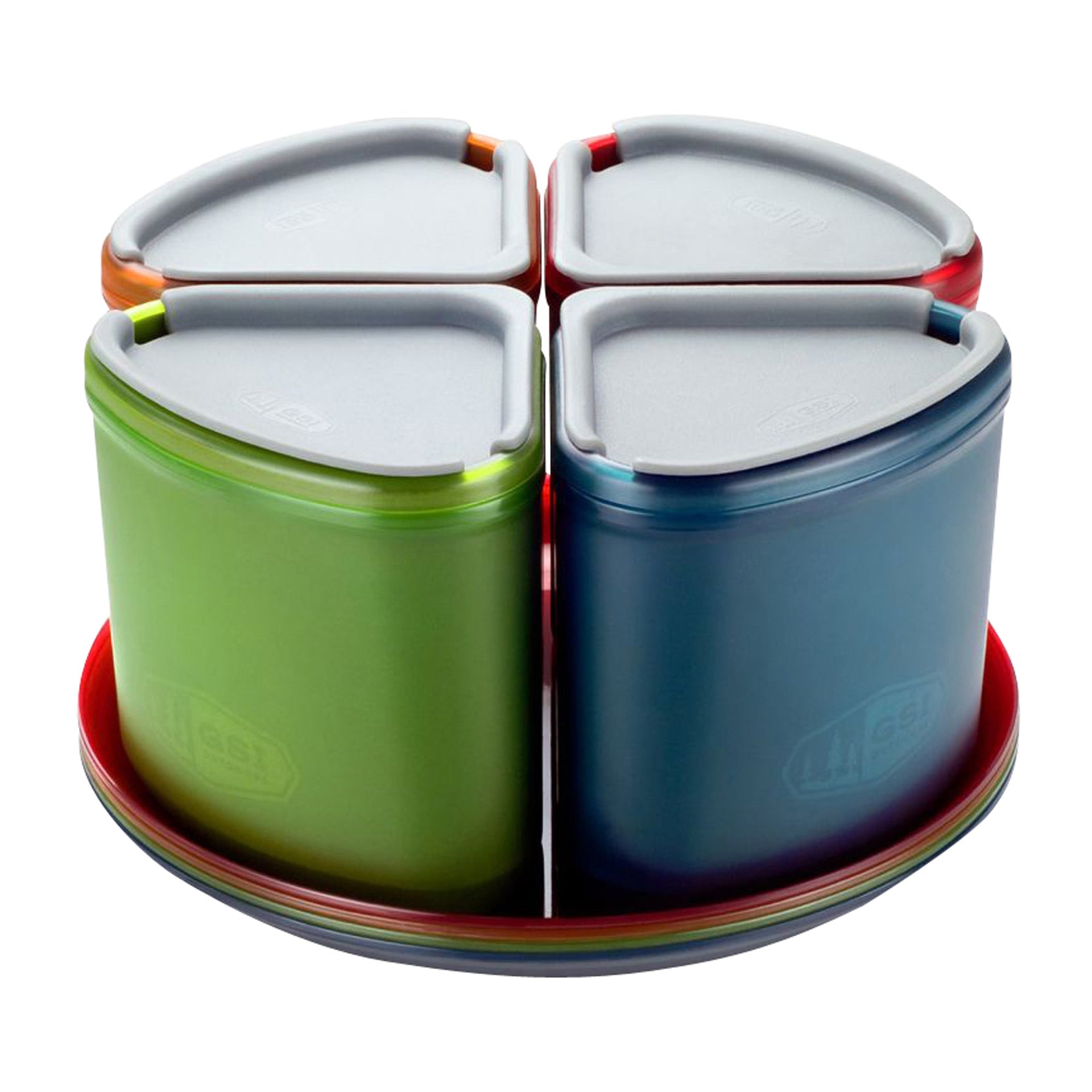 Geschirrset Infinity Compact mehrfarbig