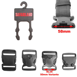 Belt hanger for standard 50 mm belt buckles