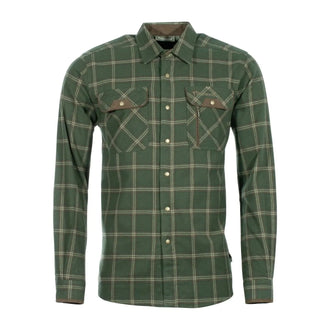 Shirt Prestwick Exclusive moss green dark brown