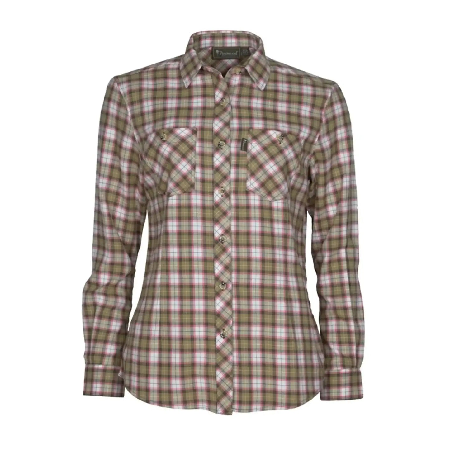 pinewood-flanellbluse-felicia-gruen-weiss-frauen-ansicht-1