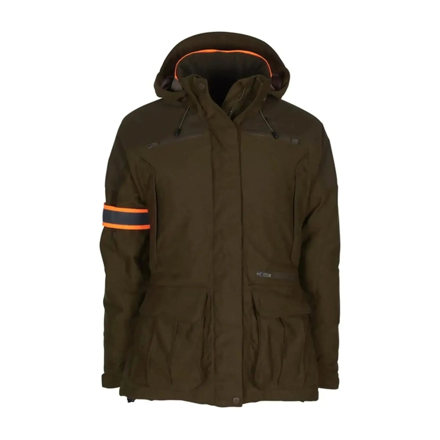 pinewood-jacke-smaland-forest-padded-hunting-green-frauen-ansicht-1