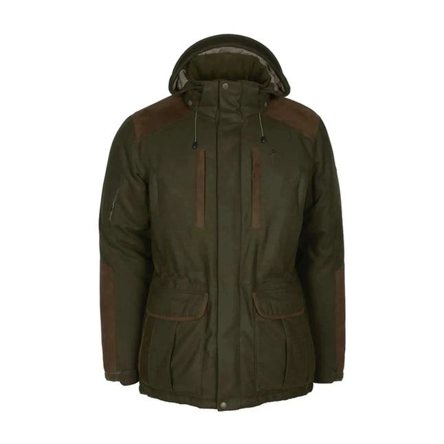 Parka Nydala Insulation mossgreen suede brown