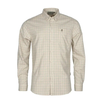 Long-sleeved shirt Nydala Grouse off-white green