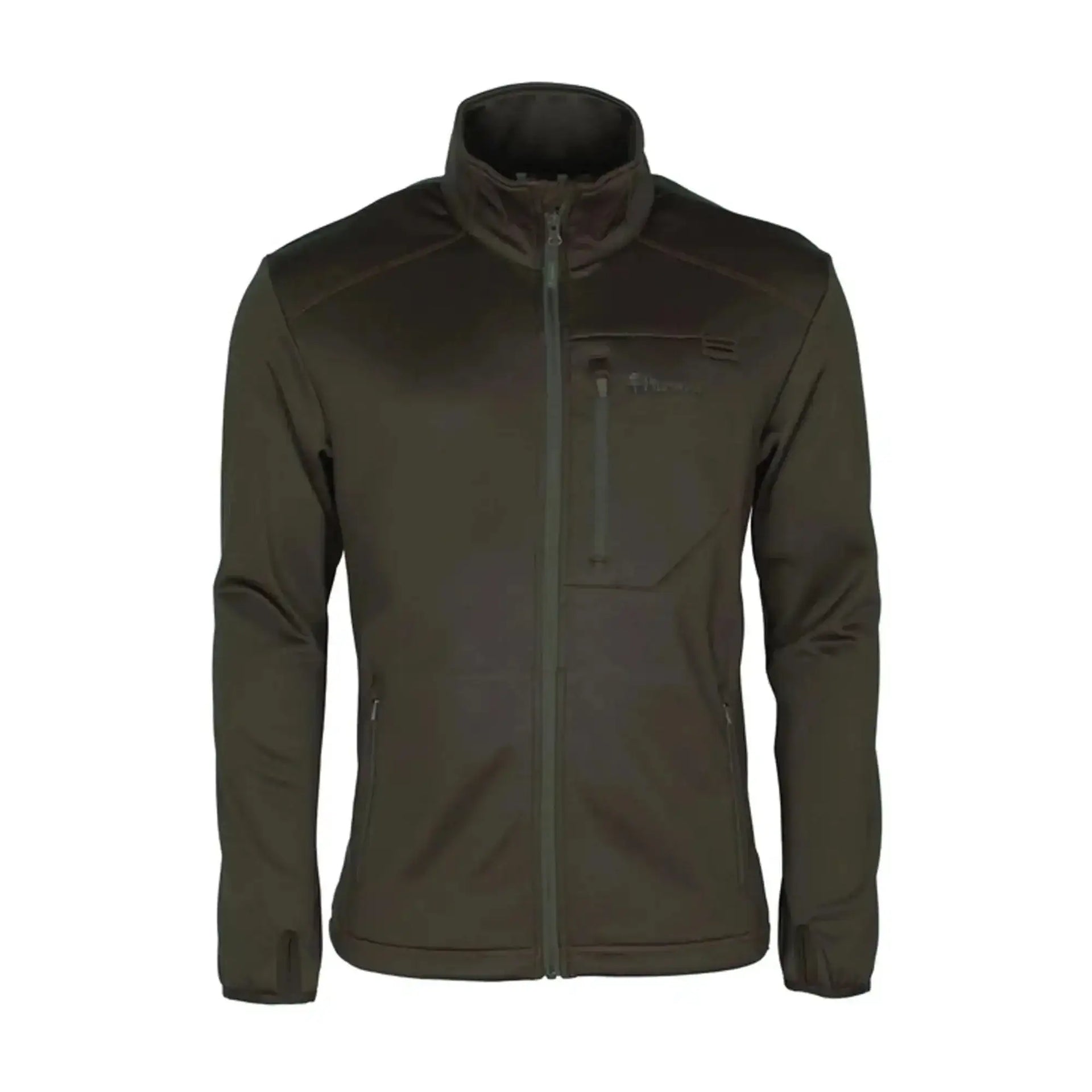 pinewood-fleecejacke-frazer-dark-mossgreen-ansicht-1