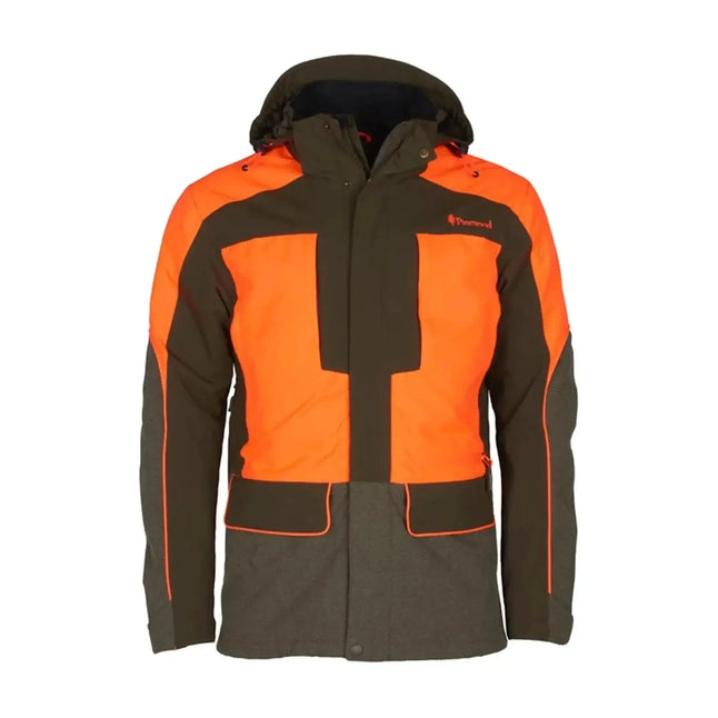 pinewood-jacke-thorn-resistant-mossgreen-orange-ansicht-1