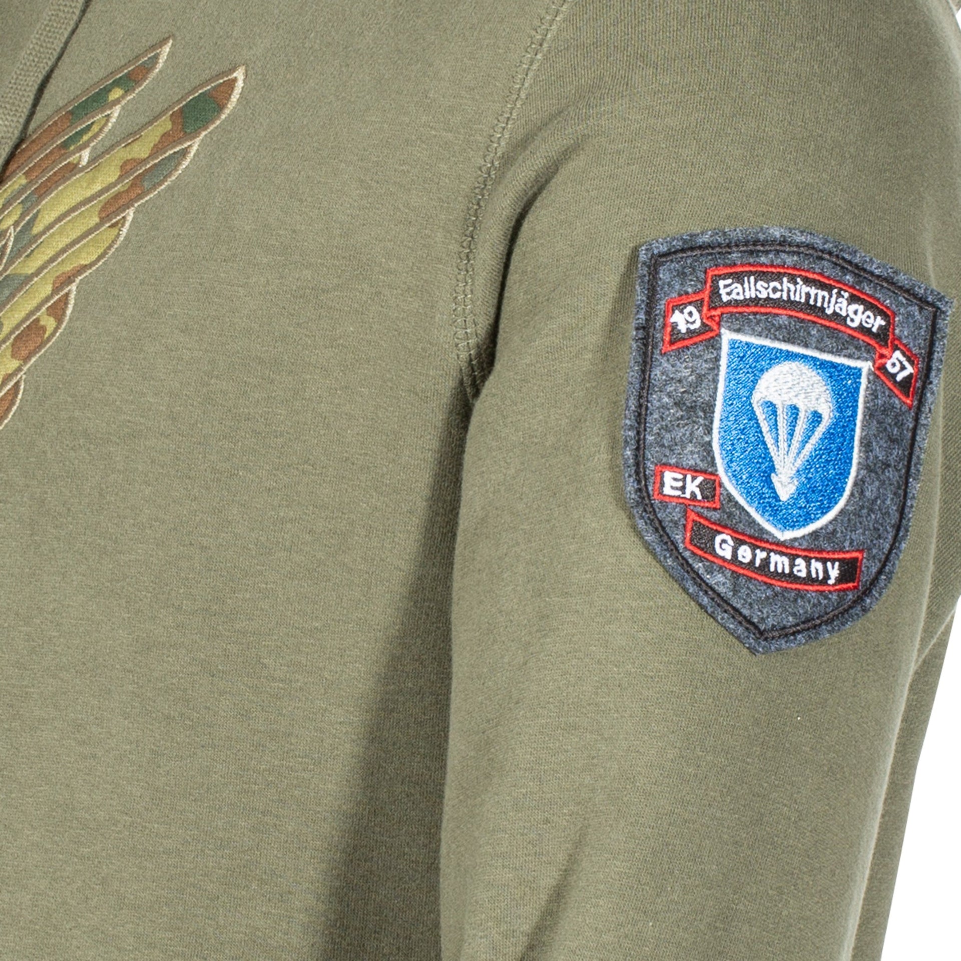 Sudadera con capucha Águila del Bundeswehr alemán