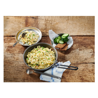 Pasta with colorful vegetables