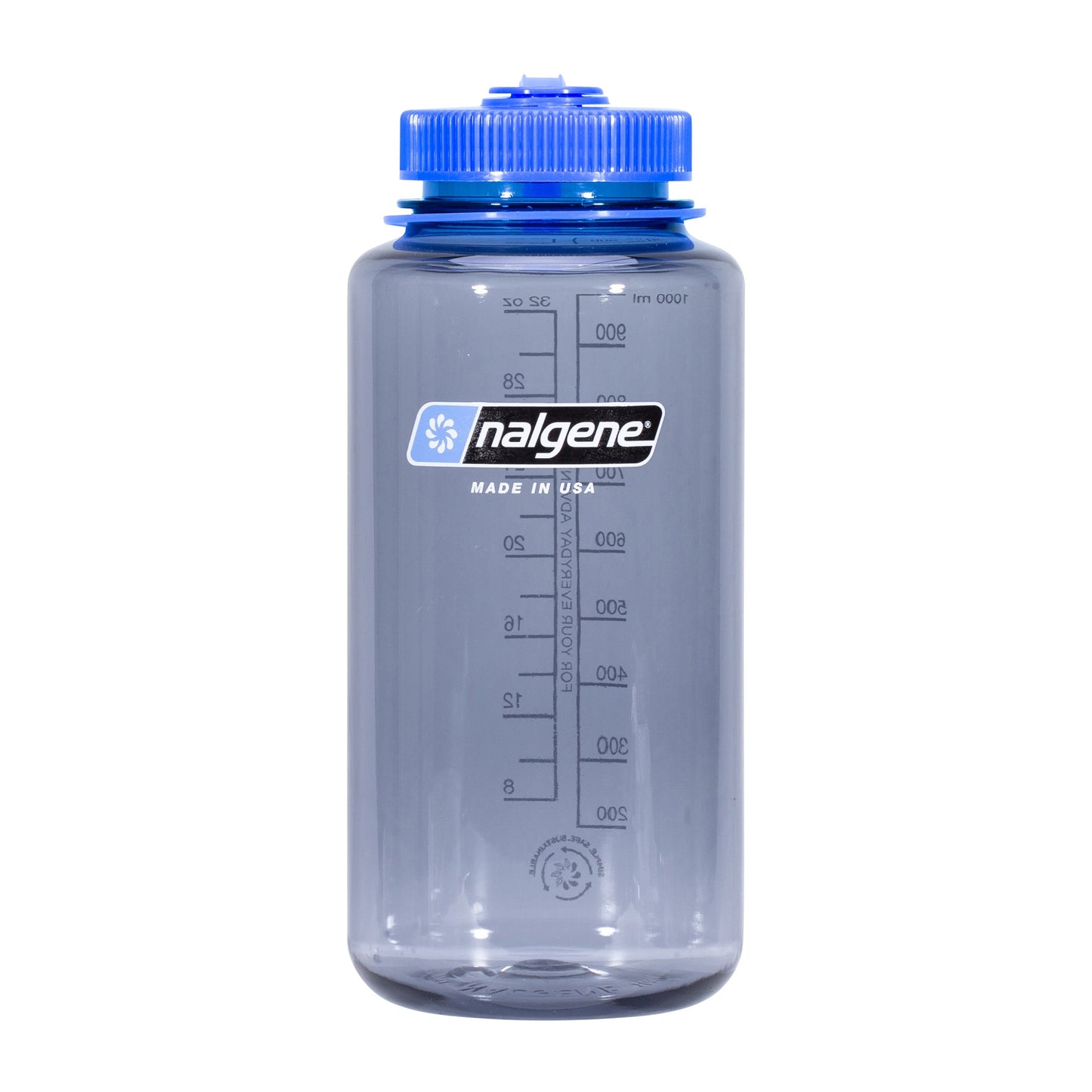 Drinking Bottle Wide Neck Sustain 1 L gray