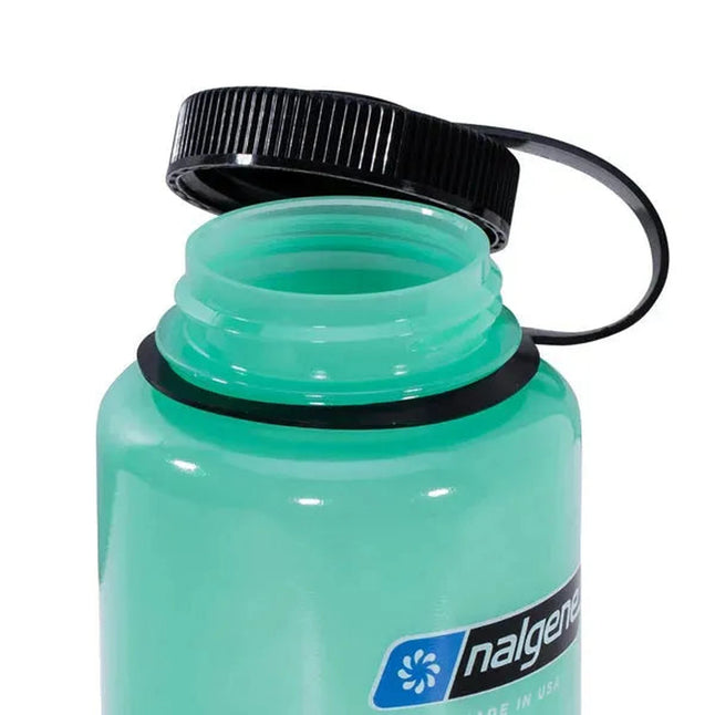 Botella de agua boca ancha Glow Sustain 1 L verde