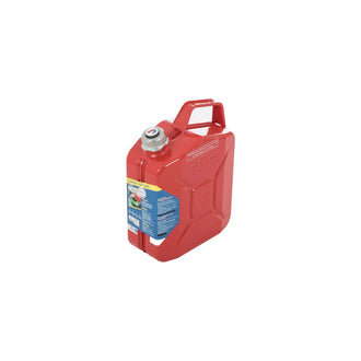 5L red steel jerrycan with magnetic closure
