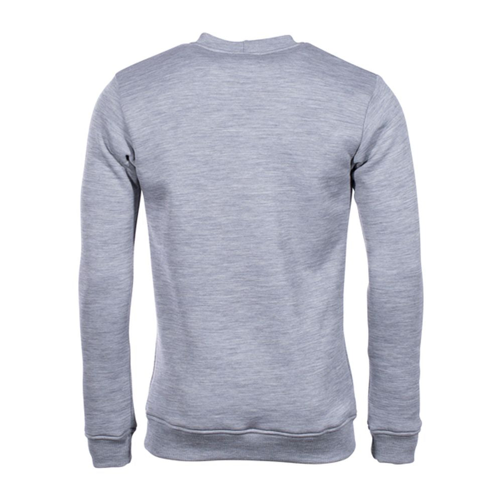 Pullover FleeceWool Girocollo grigio melange