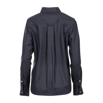 Women's LeisureWool ReBorn shirt, dark grey melange